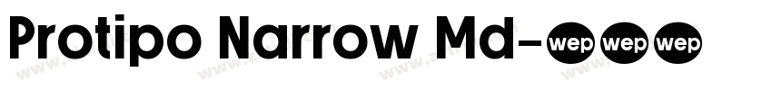 Protipo Narrow Md字体转换